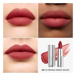 Givenchy le rouge sheer velvet 27 tester lipstick